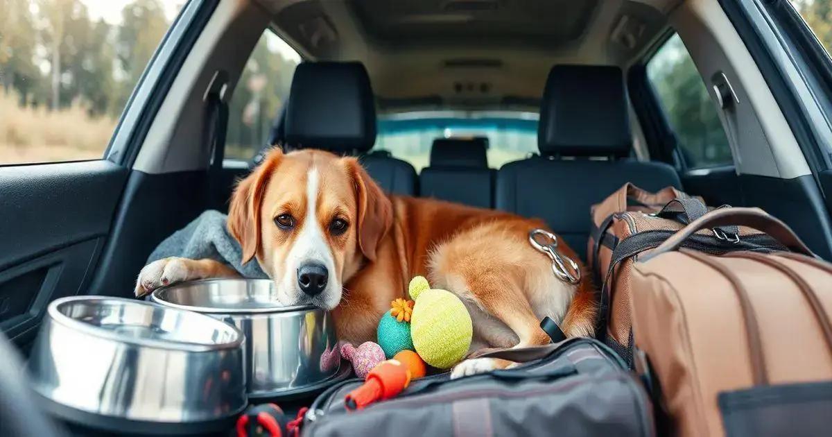 Como preparar seu cão para a viagem