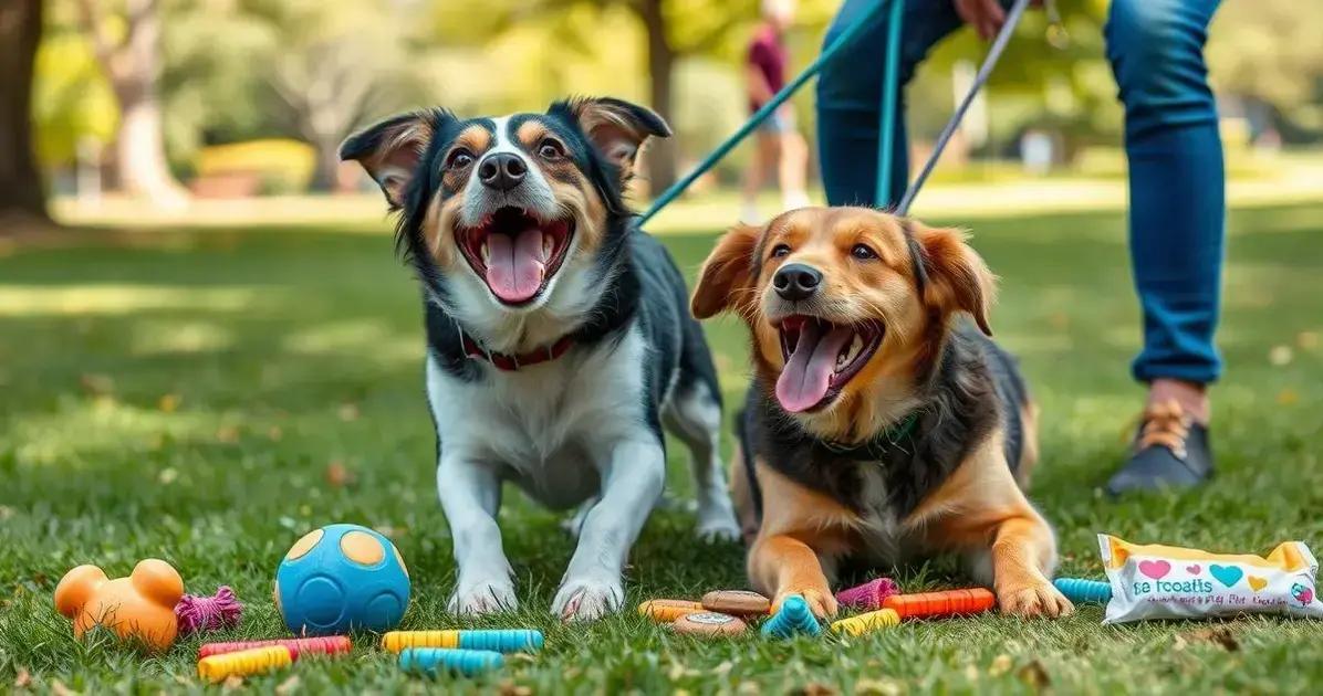 Benefícios das recompensas para o bem-estar canino